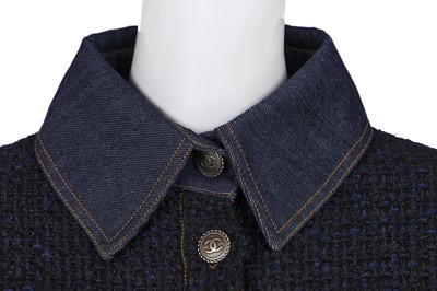 Lot 151 - A Chanel denim and fantasy tweed jacket, probably pre-collection Spring-Summer 2018