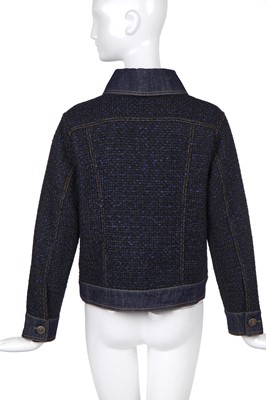 Lot 151 - A Chanel denim and fantasy tweed jacket, probably pre-collection Spring-Summer 2018