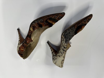 Lot 257 - A pair of Roger Vivier for Christian Dior stilettos, 1957