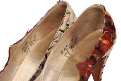 Lot 257 - A pair of Roger Vivier for Christian Dior stilettos, 1957
