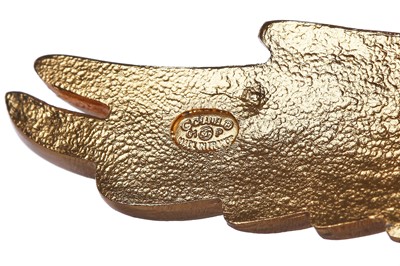 Lot 156 - A Chanel 'Eagle' woven leather chain belt, Spring-Summer 2001