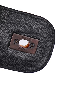 Lot 148 - A Chanel caviar leather handbag, 1997-1999