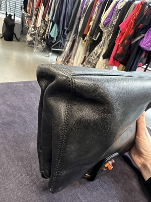 Lot 148 - A Chanel caviar leather handbag, 1997-1999