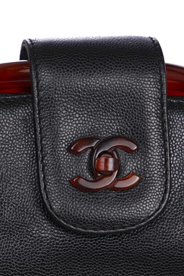 Lot 148 - A Chanel caviar leather handbag, 1997-1999
