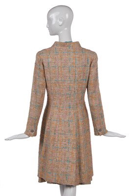 Lot 167 - A Chanel pastel-checked cotton tweed ensemble, Spring-Summer 2001