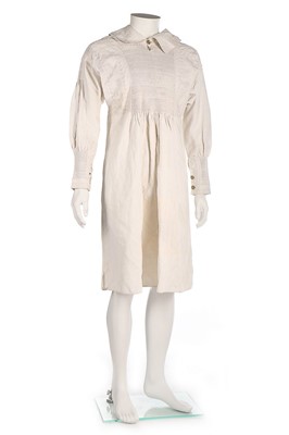 Lot 298 - A white cotton farmer's smock, early 20th...