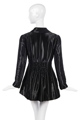 Lot 161 - A Chanel shiny gun-metal-black jacket, Autumn-Winter 2000-2001