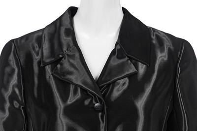 Lot 161 - A Chanel shiny gun-metal-black jacket, Autumn-Winter 2000-2001