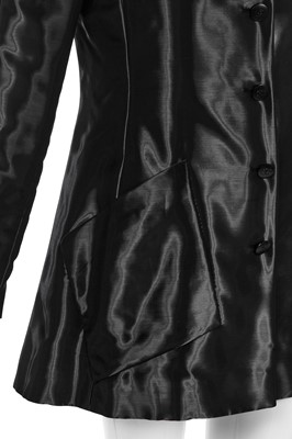 Lot 161 - A Chanel shiny gun-metal-black jacket, Autumn-Winter 2000-2001