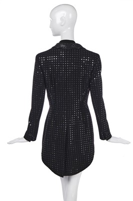 Lot 164 - A Chanel embroidered-sequin tweed tailcoat, Cruise collection, 2002