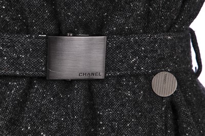 Lot 157 - A Chanel flecked charcoal-grey cashmere suit, Autumn-Winter 1999-2000
