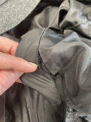 Lot 157 - A Chanel flecked charcoal-grey cashmere suit, Autumn-Winter 1999-2000