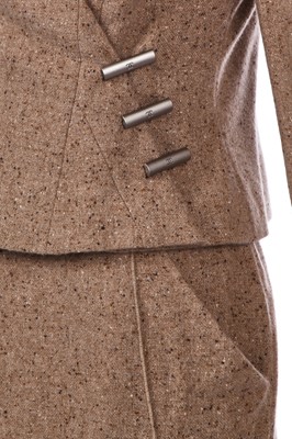 Lot 158 - A Chanel flecked sand-coloured cashmere suit, Autumn-Winter 1999-2000
