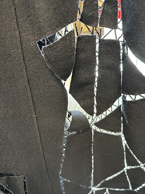 Lot 190 - An Alberta Ferretti beaded black evening ensemble, circa 1998