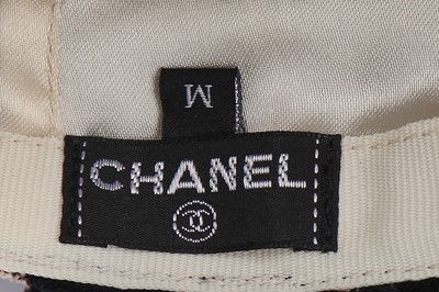 Lot 150 - A Chanel printed velvet hat, early 2000s