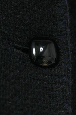 Lot 6 - A Chanel ink-blue cashmere suit, Autumn-Winter 2000-01