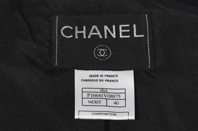 Lot 6 - A Chanel ink-blue cashmere suit, Autumn-Winter 2000-01