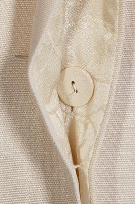 Lot 8 - A Chanel ivory silk-faille dress, Spring-Summer 2001