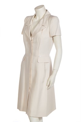 Lot 8 - A Chanel ivory silk-faille dress, Spring-Summer 2001
