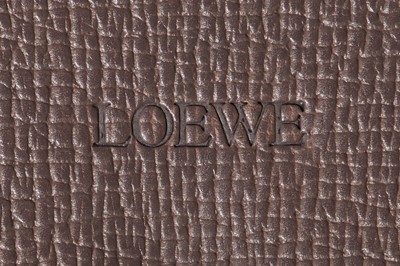 Lot 59 - A Loewe Barcelona bag in lavender-grey leather, 1990s