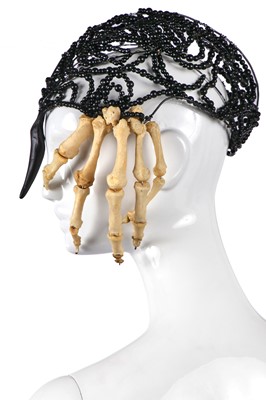 Lot 461 - A Simon Costin for Alexander McQueen skeletal hand headdress, 'Dante' collection, Autumn-Winter 1996-97