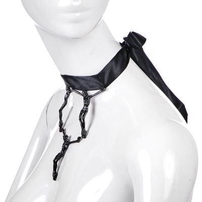 Lot 463 - A Simon Costin for Alexander McQueen maquette for a choker necklace, 'Dante' collection, Autumn-Winter 1996-97