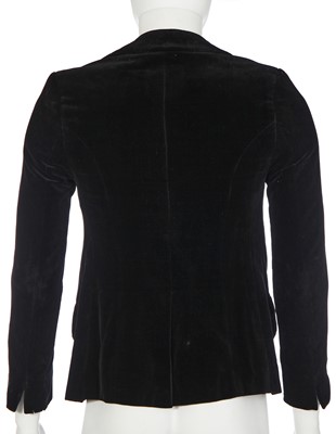 Lot 320 - A Granny Takes a Trip man's embroidered black velvet jacket, early 1970s