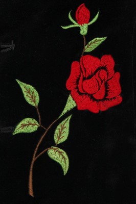 Lot 320 - A Granny Takes a Trip man's embroidered black velvet jacket, early 1970s