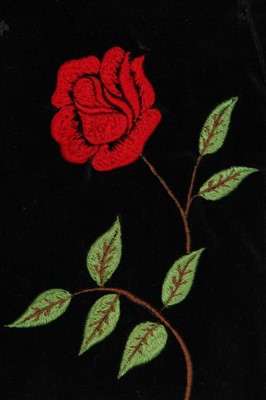 Lot 320 - A Granny Takes a Trip man's embroidered black velvet jacket, early 1970s