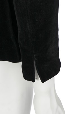 Lot 320 - A Granny Takes a Trip man's embroidered black velvet jacket, early 1970s