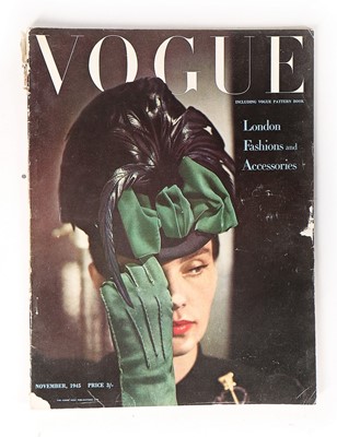 Lot 306 - British Vogue magazines, 1942-48, 25 issues...