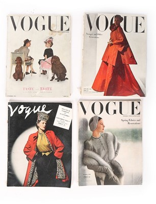 Lot 306 - British Vogue magazines, 1942-48, 25 issues...