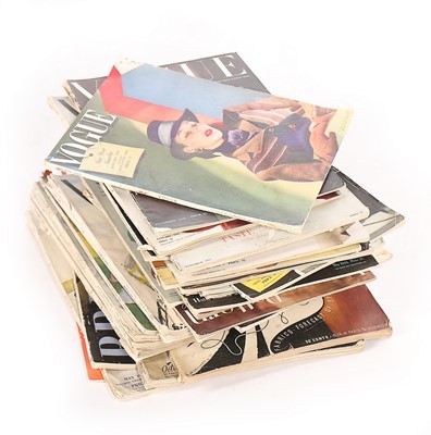 Lot 306 - British Vogue magazines, 1942-48, 25 issues...