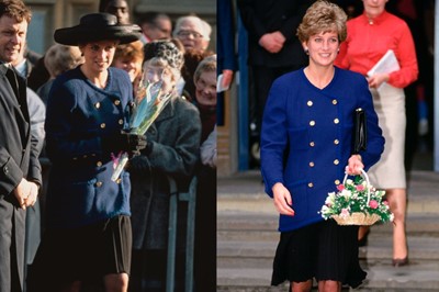 Lot 19 - A Chanel royal-blue bouclé tweed jacket, Autumn-Winter 1995-96