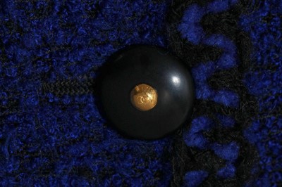 Lot 19 - A Chanel royal-blue bouclé tweed jacket, Autumn-Winter 1995-96