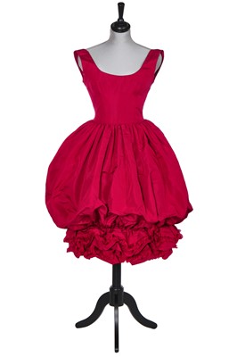 Lot 374 - A Christian Dior by Yves Saint Laurent couture cocktail dress, Longue line, Autumn-Winter 1959-60