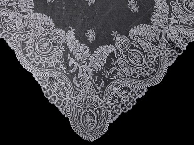 Lot 541 - Two bridal veils, late 19th century