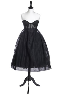 Lot 375 - A Christian Dior black tulle petticoat, late 1950s