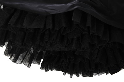 Lot 375 - A Christian Dior black tulle petticoat, late 1950s