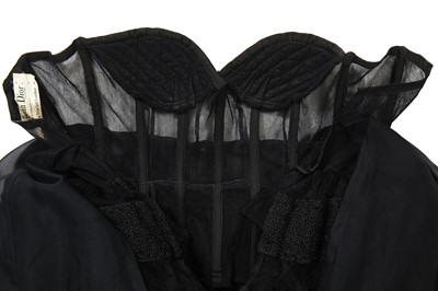 Lot 375 - A Christian Dior black tulle petticoat, late 1950s