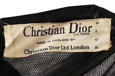 Lot 375 - A Christian Dior black tulle petticoat, late 1950s