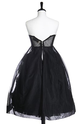 Lot 375 - A Christian Dior black tulle petticoat, late 1950s