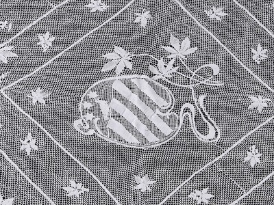 Lot 544 - Three fine linen or lace coverlets, circa 1900