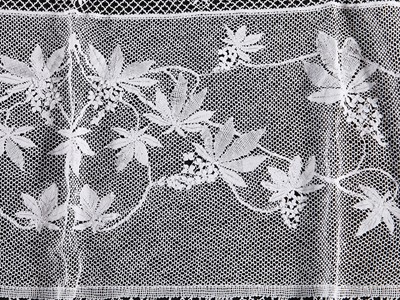 Lot 544 - Three fine linen or lace coverlets, circa 1900