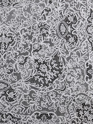 Lot 544 - Three fine linen or lace coverlets, circa 1900