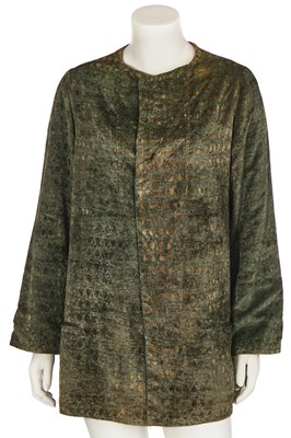 Lot 388 - A stencilled jacket of Mariano Fortuny velvet, probably 1930s