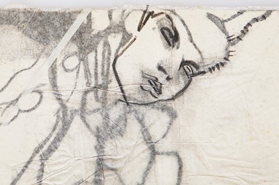 Lot 226 - Julie Verhoeven for John Galliano fashion illustrations for 'Afghanistan Repudiates Western Ideals' collection, Spring-Summer 1985