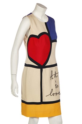 Lot 119 - A Moschino 'Art Is Love' dress, Spring-Summer 1993