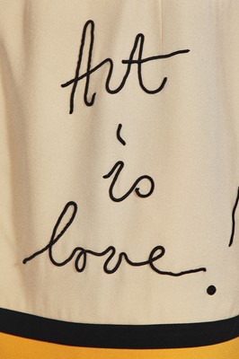 Lot 119 - A Moschino 'Art Is Love' dress, Spring-Summer 1993