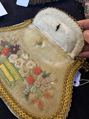 Lot 458 - Twelve fine reticules/purses, mainly 1820s-40s